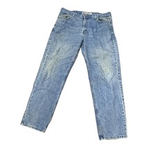 Harley Davidson Mens Vintage Denim Jeans 40x32 Light Wash Work Pants Biker - £14.39 GBP