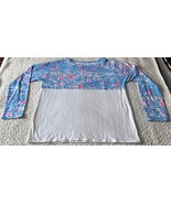 Lilly Pulitzer Finn Top Long Sleeve Zanzibar Blue Boatylicious Size S NWOT - $31.98