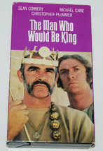 The Man Who Would Be King VHS 1975 Sean Connery Michael Caine John Huston - $9.97