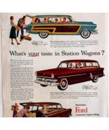 1953 Ford Station Wagons Advertisement Automobilia Antique Country Ranch... - $562.22 MXN