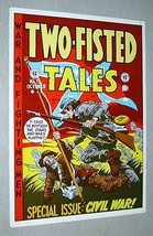 Vintage original 1970&#39;s EC Comics Two-Fisted Tales 35 Civil War cover art poster - $22.27