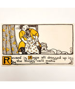 1913 Jane Boyer Art Illustration Print Mary Frances Thimble Angie Doll E17A - $28.01 CAD