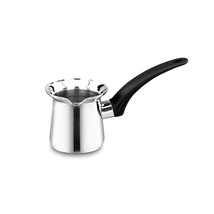 Korkmaz Orbit 8 Ounce Stainless Steel Turkish Coffee Pot in Silver - £44.34 GBP