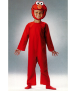 SESAME STREET&#39;S ELMO REDBODY SUIT AND MASK HALLOWEEN CHILD TODDLER 4-6 - €21,02 EUR