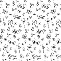 Set of 12 Sheets Gift Tissue Paper for Party or Crafts - Black White Floral - $12.47