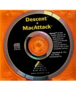 2 In 1 MacOS Game CD ROM: Descent (1995) &amp; MacAttack (1994) Mac DISC ONLY - £17.90 GBP