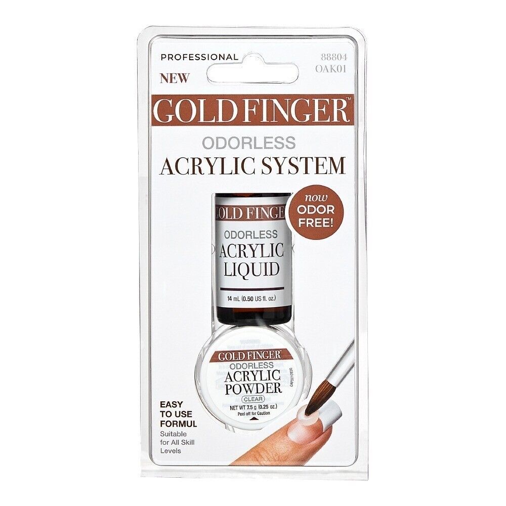 GOLDFINGER ODORLESS ACRYLIC SYSTEM EASY TO USE FORMULA #OAK01 - $7.59