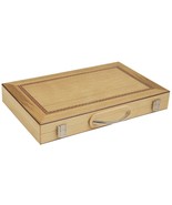 Open Box! 15&quot; Orion Craft Wood Backgammon Set - Oak - £47.25 GBP