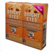 Ethos Bright Eyes for Pets  Ethos NAC Cataract Eye Drops Two Boxes 20ml  - £114.30 GBP