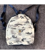 TOMMY HILFIGER Backpack Camo with Gold  Logo Hardware Blue Straps Y2K St... - £10.97 GBP