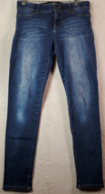 Juicy Couture Jeans Womens 6 Blue Denim Cotton Pockets Skinny Leg Flat Front EUC - £16.52 GBP