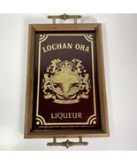 Lochan Ora Liqueur Wooden Glass Framed Wooden Serving Tray Wall Art Sign... - £52.42 GBP