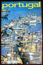Original Poster Portugal Sea Boats Port Sailing Iberia Travel - £78.32 GBP