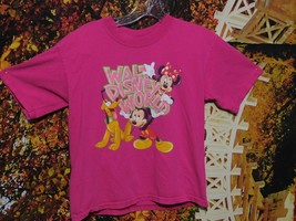 Girl&#39;s Short Sleeve GRAPHIC-T By World Disney World Kids / Size M - £5.26 GBP
