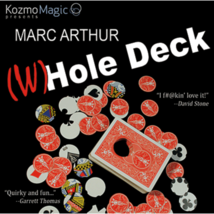 The (W)Hole Deck Red (DVD and Gimmick) by Marc Arthur and Kozmomagic - T... - $34.60