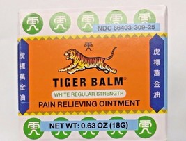 Tiger Balm Pain Relieving Ointment 0.63oz- / White Regular Strength - £7.89 GBP
