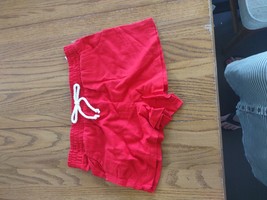 Basic Editions Size Large 10/12 Red Kids Shorts - £7.88 GBP