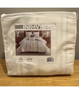 INK+IVY Imani 100% Cotton Duvet Mid Century Modern Design Stripes Geomet... - $69.29