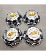 4Pcs 8 Lugs Chrome with Yellow Logo Chevy Wheel Center Caps Express Van ... - $224.99