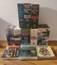 Stephen King Audiobooks Lot of 11 Cassette &amp; CD Dreamcatcher Nightmares Madder - £57.28 GBP