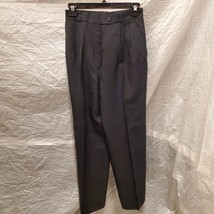 Bernard Zins Paris Women&#39;s 100% Silk Black Pants, Size 8 - $44.54
