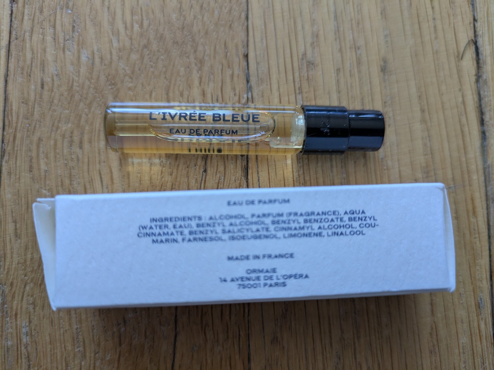 Ormaie Livree Bleue Edp Échantillon Spray 2 ML Paris France Neuf Item image 4