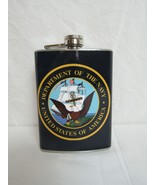 Department of Navy USA United States Stainless Steel 8oz. Hip Flask FB18D1 - £7.77 GBP