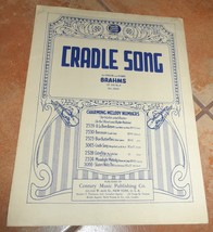 Cradle Song For Violin And Piano Brahms Century Sheet Music Canadian Pri... - £11.40 GBP