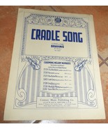 Cradle Song For Violin And Piano Brahms Century Sheet Music Canadian Pri... - $14.50