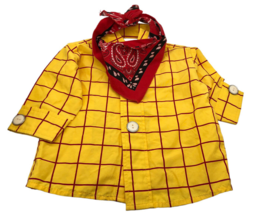Woody Shirt &amp; Bandana 3-6M 3-6 Months Baby Disney Store Costume Outfit Pcs - £26.35 GBP