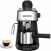 Espresso Machine 3.5 Bar 4Cup Espresso Maker Cappuccino Latte Machine wi... - £66.78 GBP