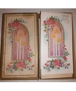 Vintage Greeting Cards Bible Verse 21 Cards Envelopes Box Birthday Baby ... - $24.74