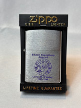 1997 BPOE Elks Zippo Lighter Case ZIPLIGHT Elkdom Strengthens America In Case - £23.42 GBP
