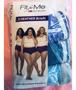 Fit for Me. Fruit of the Loom 3 cotton Briefs. Womens Size 12. Multicolo... - $431.17 MXN