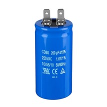 200Uf/Mfd Cd60 Motor Start Capacitor 250Vac 50/60Hz For Electric Motor S... - $667.29 MXN
