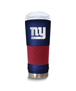 NFL New York Giants 24 Oz. Stainless Steel Silicone Grip Tumbler with Lid - £34.04 GBP