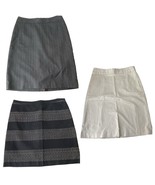 Loft Banana Republic Skirt Lot Black Gray Tan A Line Pencil Career Offic... - $432.59 MXN