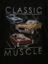 NWOT - CLASSIC MUSCLE - Vintage GTO&#39;S Black Short Sleeve Size Adult XL Tee - £10.21 GBP