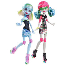 Year 2012 Monster High Roller Maze 10&quot; Doll Ghoulia Yelps and Abbey Bominable - £78.35 GBP