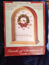 HOWARD MILLER CAROLS OF CHRISTMAS II MANTLE DESK TABLE CLOCK MODEL 645-424 - £31.61 GBP