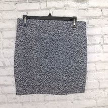 Freckles Skirt Womens Medium Gray Black Animal Print Casual Pencil Pull ... - $19.95