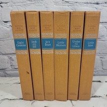 Louisa May Alcott Hardcover Set~6 Nelson Doubleday New York 1950s Vintag... - $49.49