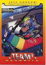 AUTOGRAPHED Jeff Gordon 1996 Collectors Choice Racing TEAM 3 (#24 DuPont Rainbow - £30.86 GBP