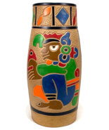 Hand Crafted Guatemala Mayan Folk Art Polymer Clay Pottery Vase - BIG, 14&quot; - €125,00 EUR