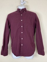 J Crew Mercantile Flex Men Size S Purple Button Up Shirt Long Sleeve - £5.70 GBP