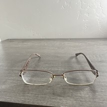 Michael Kors Eyeglasses MK361 239 Metal Brown Oval FRAMES ONLY 51-17-135 - $19.02