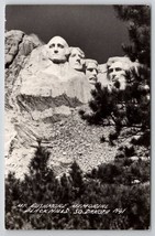 Mt Rushmore Memorial Black Hills SD RPPC  Postcard B37 - £3.94 GBP