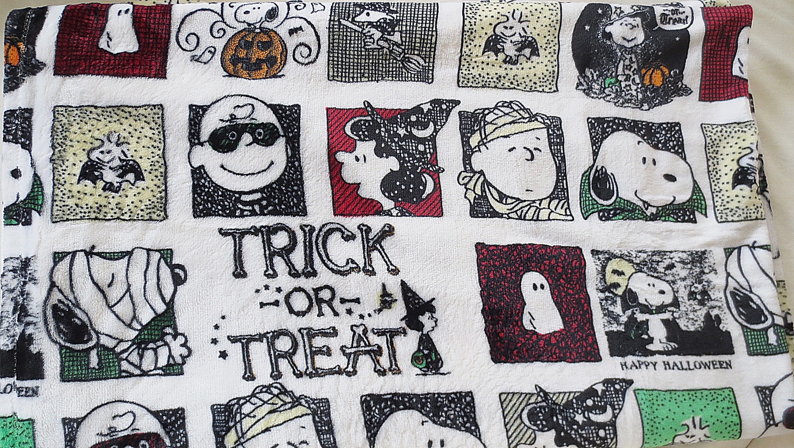 Berkshire Peanuts Gang Halloween Peanuts 55 x 70inch Plush Throw