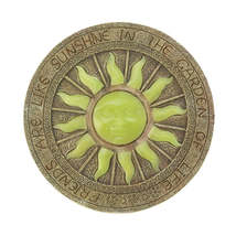 BURSTING SUN GLOWING STEPPING STONE - $26.95
