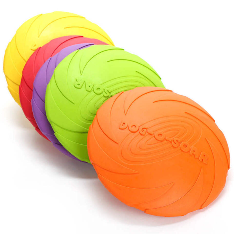Dog Rubber Flying Disc Toy - $13.74+
